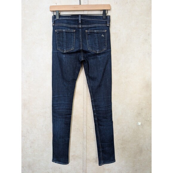 Rag & Bone High Rise Skinny Jeans Womens 25 Heritage Blue Stretch Denim - Picture 2 of 11